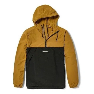 Timberland Pullover Windbreaker Jacket 'brown Black' In Multi