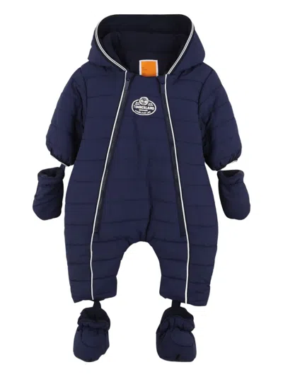 Timberland キルティング フーデッド スノースーツ In Blue