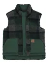 Timberland Quilted Puffer Gilet In Multi