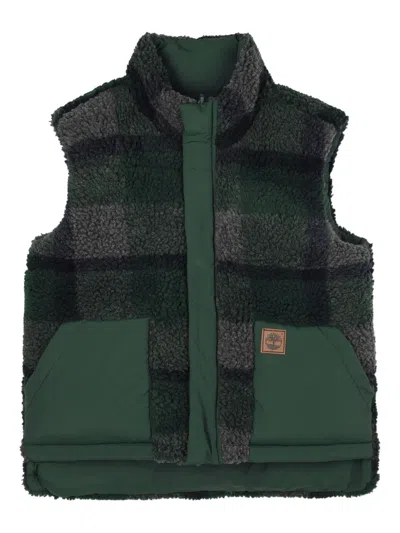 Timberland Quilted Puffer Gilet In Multi