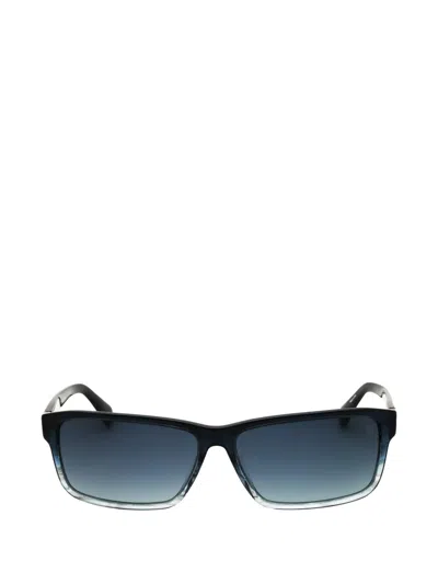 Timberland Rectangle-frame Sunglasses In Black