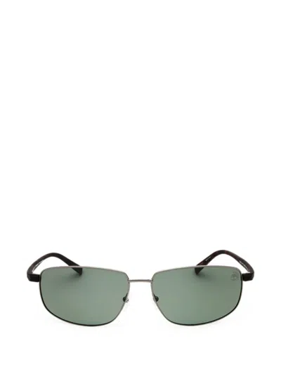 Timberland Rectangle-frame Sunglasses In Green