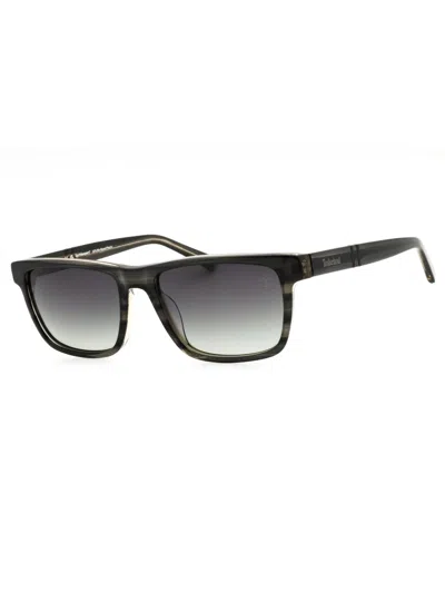 Timberland Rectangular Acetate Men's Polarized Sunglasses In Multi
