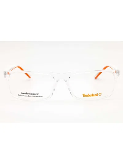 Timberland Rectangular Men's Eyeglasses - Tb50017 In Metallic