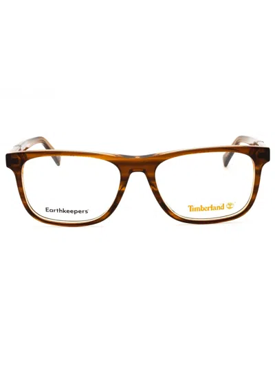 Timberland Rectangular Men's Eyeglasses - Timeless Design In Green