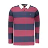 Timberland Red Cotton Men Polo Shirt In Pink