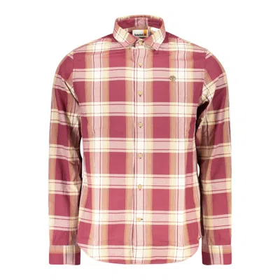 Timberland Red Cotton Men Shirt In Multi