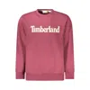 Timberland Red Cotton Men Sweater In Pink
