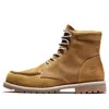Timberland Redwood Falls Waterproof Moc-toe Boot 'wheat Full-grain' In Brown