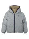 Timberland Reversible Padded Jacket In Gray