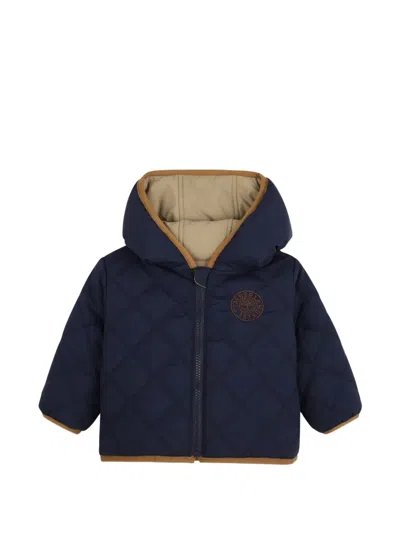 Timberland Babies' Reversible Quilted Jacket In Blue