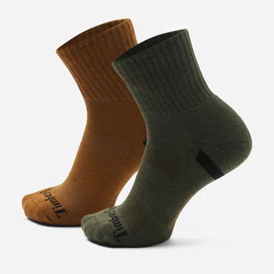 Timberland Richford 2-pack Half-cushion No-show Sock In Gold