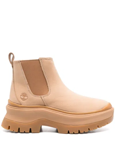 Timberland Roxie Lane Boots In Beige
