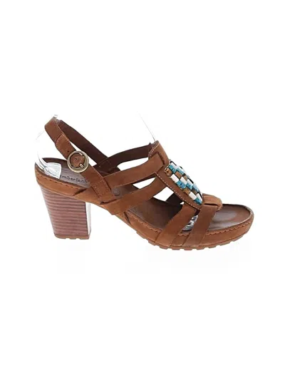 Pre-owned Timberland Sandals In Brown