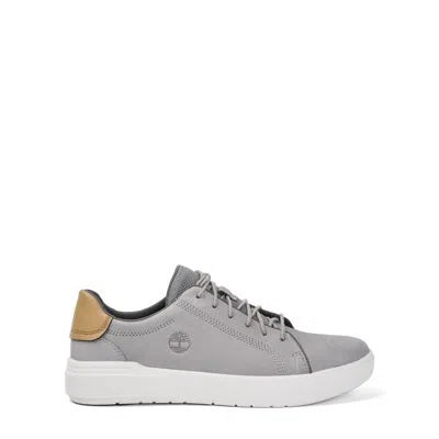 Timberland Seneca Bay Low Lace Up Trainer In Lt Grey Nbck
