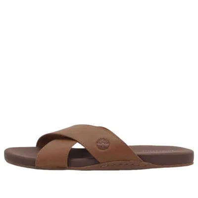 Timberland Seton Bay Cross Strap Sandals 'brown'