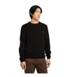 Timberland Shirts Man  Tb0a2bfh - Merino Crew X651 Total Black In Black