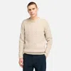 Timberland Shirts Man  Tb0a2ceqegm1 - Phillips Brook Cable Crew Angora In Neutral