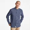 Timberland Shirts Man  Tb0a2dc32881 - Linen Dark Denim In Blue
