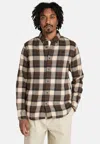 Timberland Shirts Man  Tb0a44xqg561 Midweight Flannel Check Chocolate Brown In Multi