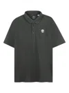 Timberland Short-sleeve Logo Polo Shirt In Gray