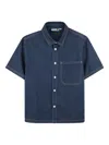 Timberland Short-sleeve Pocket Shirt In Blue