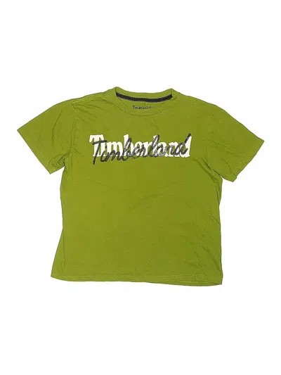 Pre-owned Timberland Kids' Short Sleeve Top Green Tops