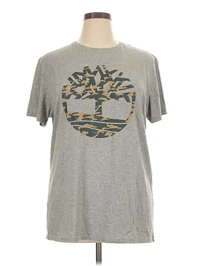 Pre-owned Timberland Short Sleeve T-shirt In Gray
