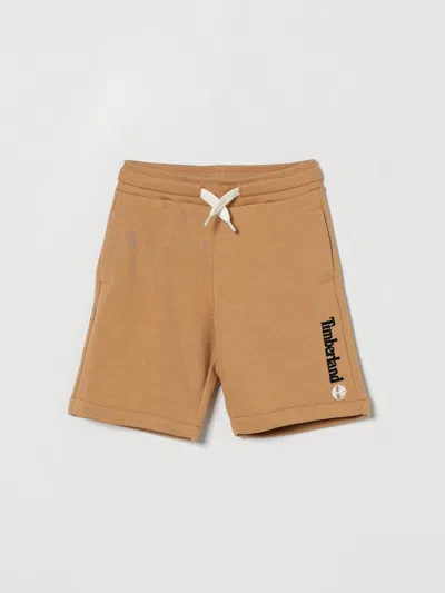 Timberland Shorts  Kids Color Beige In Nude
