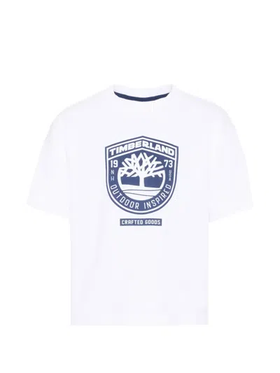 Timberland Short-sleeve Graphic T-shirt In White