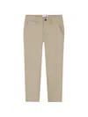Timberland Side Pockets Flat Front Trousers In Neutral