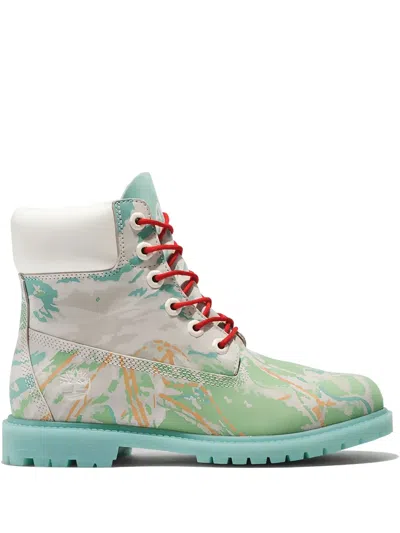 Timberland Ski School 6 Inch " Blue/green Nubuck" Boots