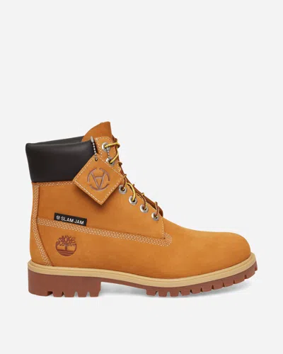 Timberland Slam Jam 6-inch Waterproof Boots Wheat In Beige