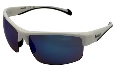 Timberland Smoke Mirror Square Men's Sunglasses Tb7293 21c 70 In Purple