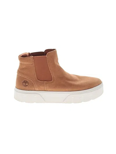 Pre-owned Timberland Sneakers In Brown