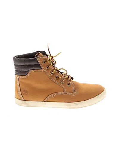 Pre-owned Timberland Sneakers In Brown