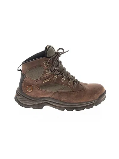 Pre-owned Timberland Sneakers In Brown