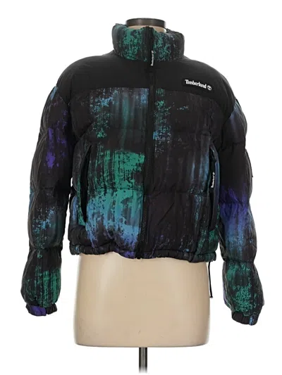 Pre-owned Timberland Snow Jacket In Black