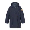 Timberland Snowdon Peak Fishtail Parka Jacket 'navy' In Blue