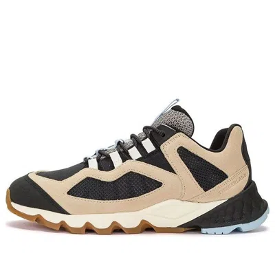Timberland Solar Wave Leather Sneakers 'beige' In Black