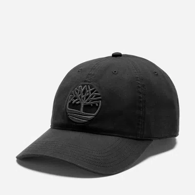 Timberland Soundview Embroidered Baseball Cap In Black