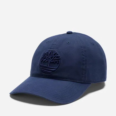 Timberland Soundview Embroidered Baseball Cap In Blue