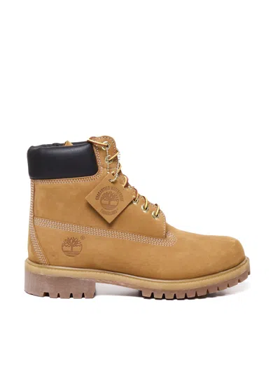 Timberland Stivale Stringato Impermeabile Premium 6 In Brown