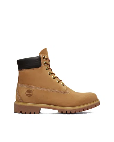 Timberland Stivaletto Premium 6-inch Giallo In Toni Neutri