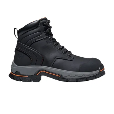 Pre-owned Timberland Stockdale 6 Inch Alloy Toe Work Boot 'black' | Men's Size 7