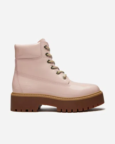Timberland Stone Streen 6 Inch Lace Up Waterproof Boot | Pink | Size: