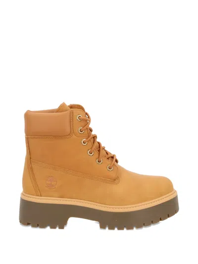 Timberland Stone Street 6-inch Lace-up Platform Boots In Brown