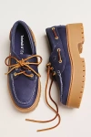 Timberland Stone Street Boat Shoe Flats In Blue