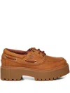 Timberland Stone Street Platform Boat Shoe In Brown
