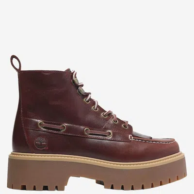 Timberland Stone Street Boot In Bordeaux